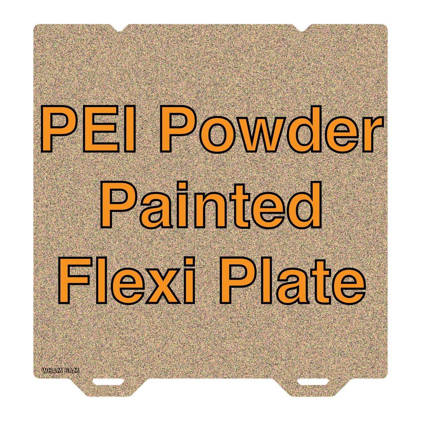 Powder Painted PEI Flexi Plate - 235 x 235 (Alignment Notches) - Creality CR-10 SE, K1/K1C, Ender 3 V3 SE/KE, Ender 5S1