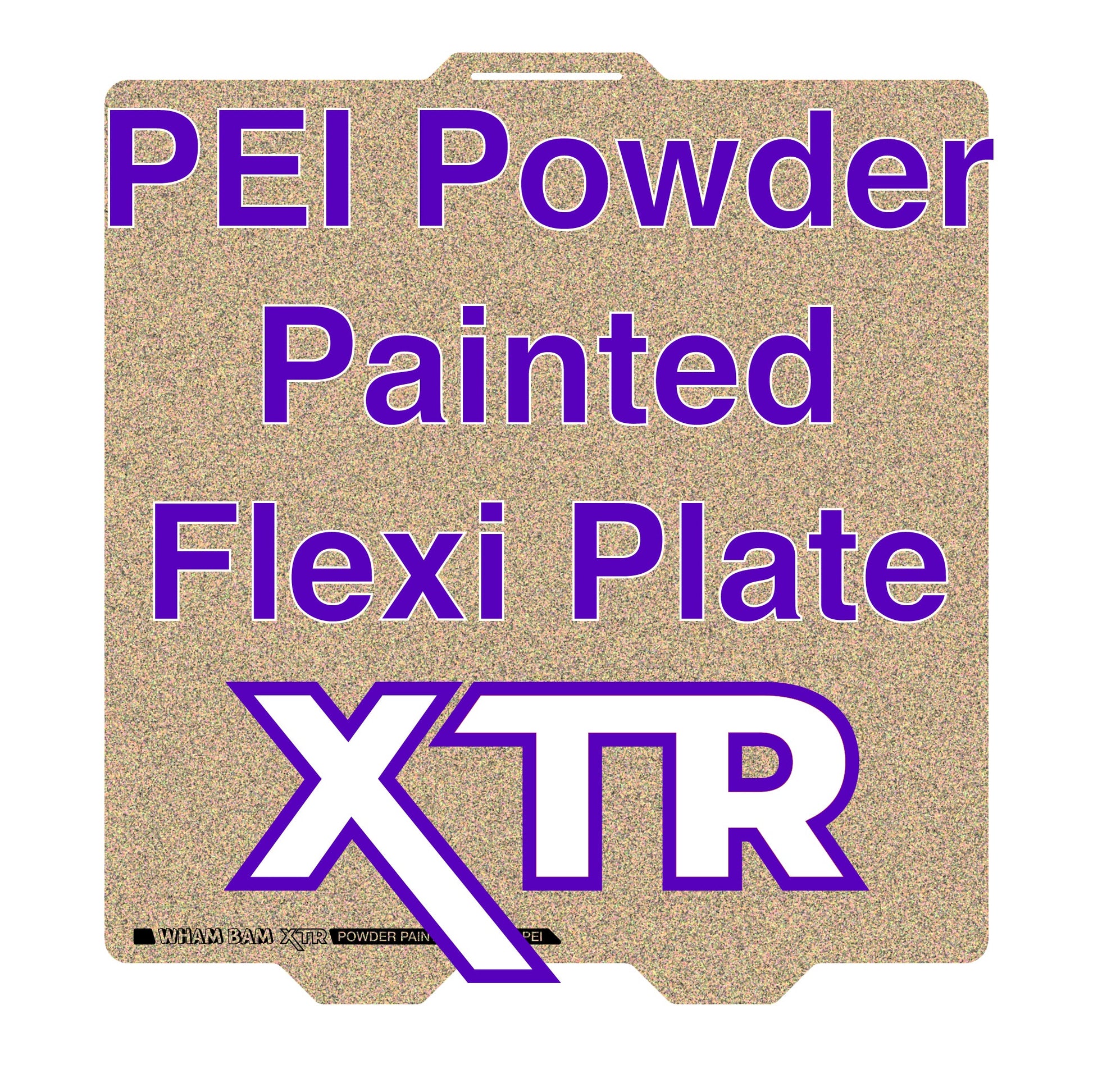 XTR Powder Painted PEI Flexi Plate - 258 x 258 - Bambu Lab X1, X1