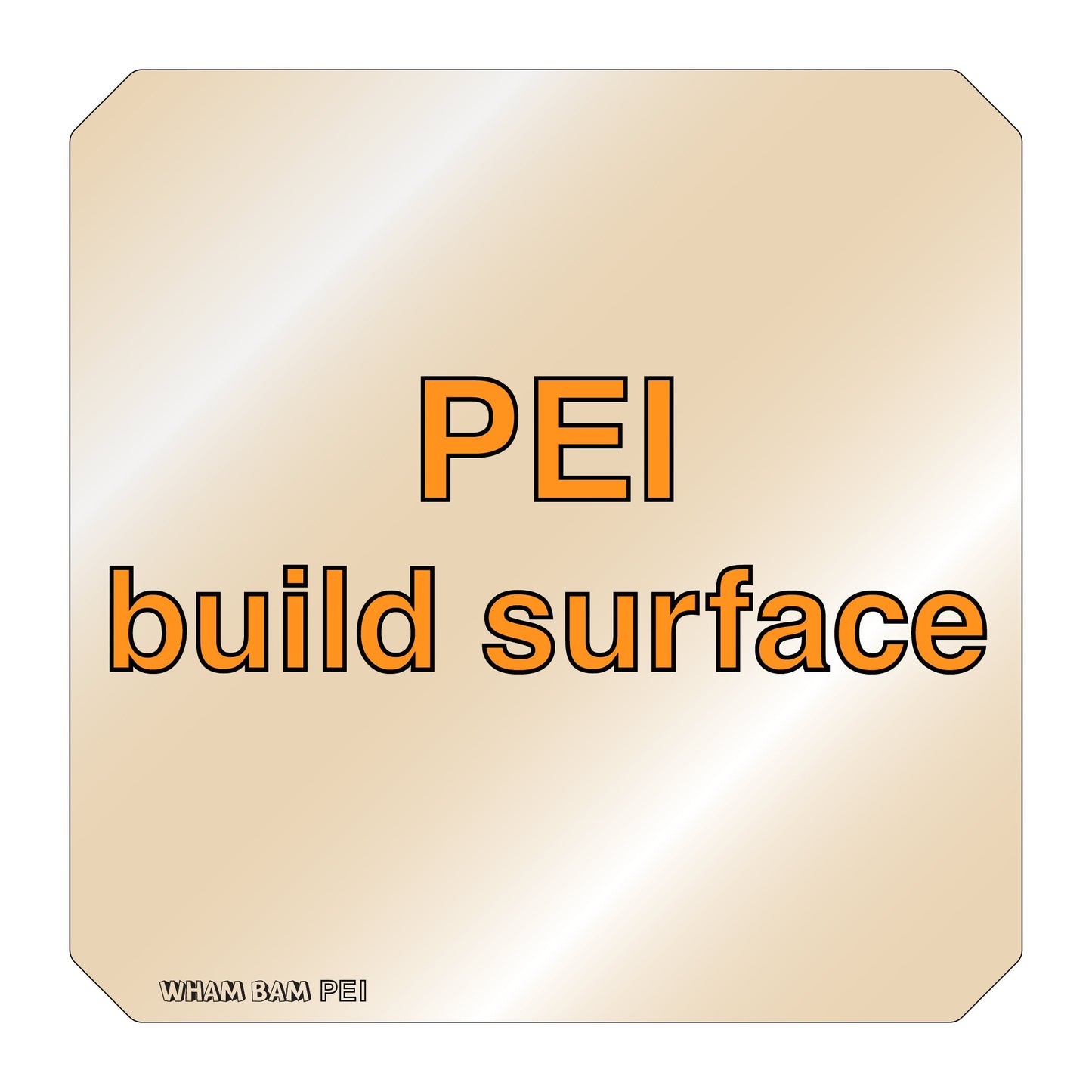 PEI Build Surface - 300 x 300 - LulzBot Taz Pro & Taz Workhorse, & Taz 3, 4, 5, 6