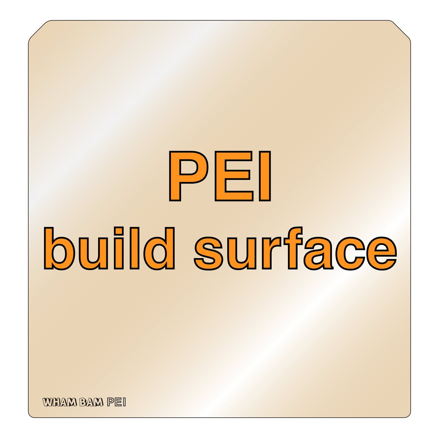 PEI Build Surface - 255 x 245 - Creality CR 6 SE, Robo3D R1+