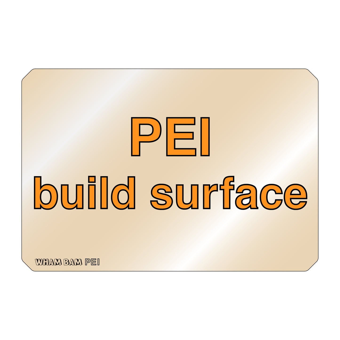 PEI Build Surface - 232 x 154 - Flashforge Creator Pro