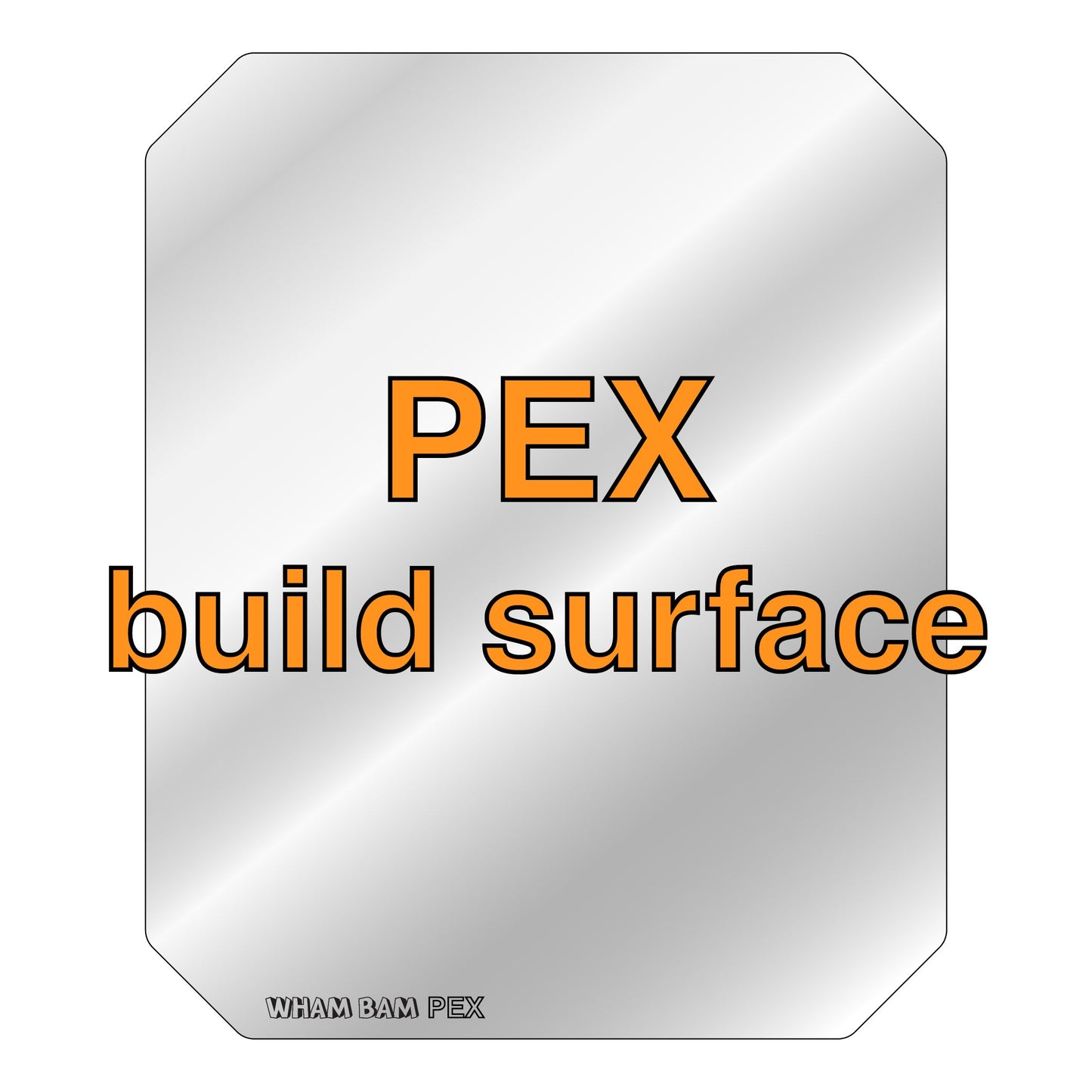 PEX Build Surface - 254 x 203 - MakerGear M2 & M3, CraftBot Plus Pro