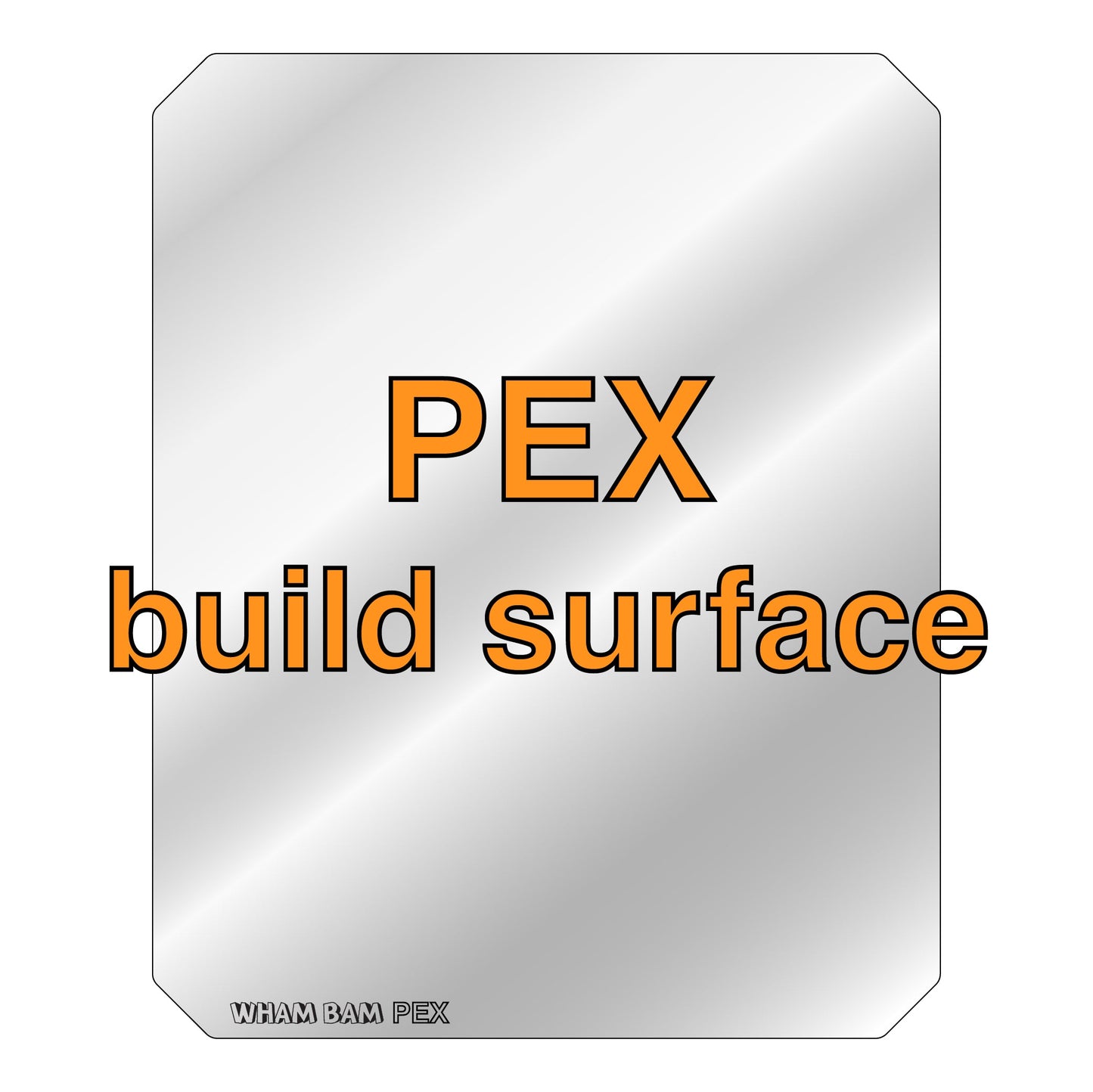 PEX Build Surface (0.19mm) - 254 x 203 - MakerGear M2 & M3, CraftBot Plus Pro