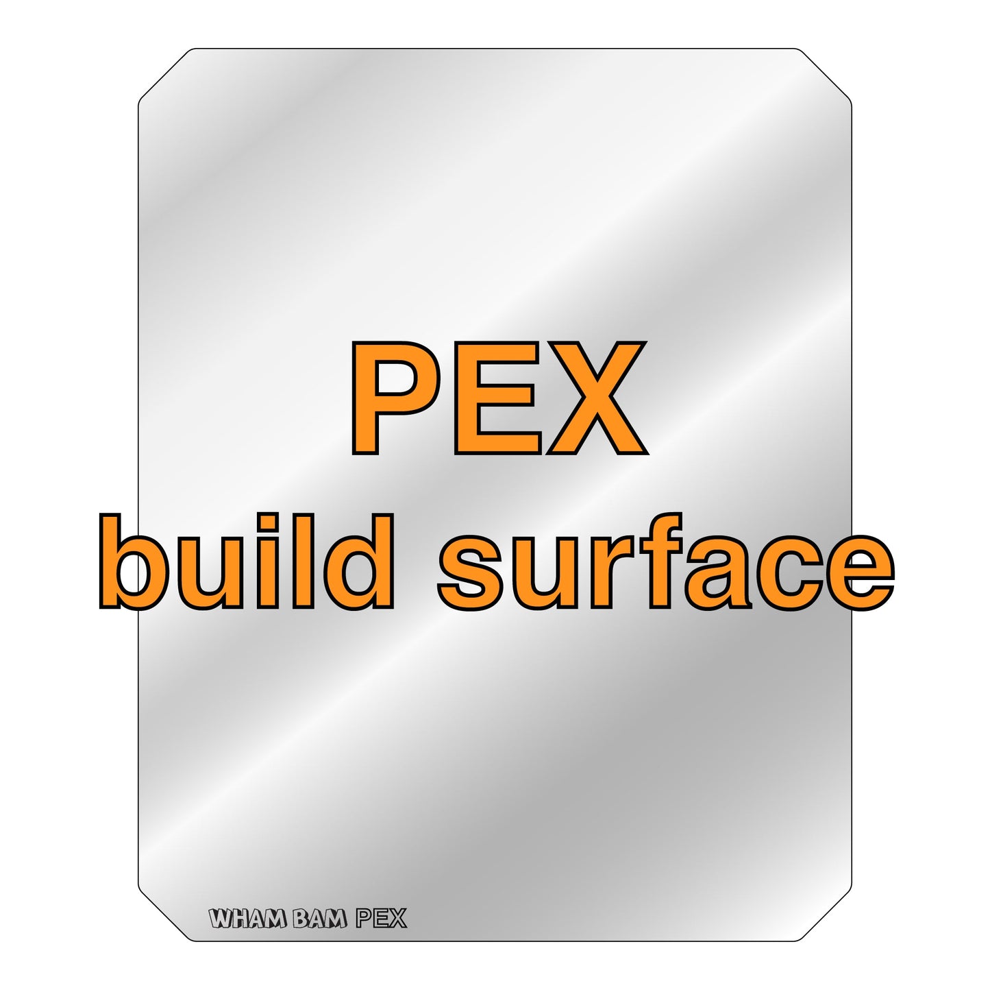 PEX Build Surface (0.19mm) - 160 x 130 - Monoprice Select Mini V1 and V2