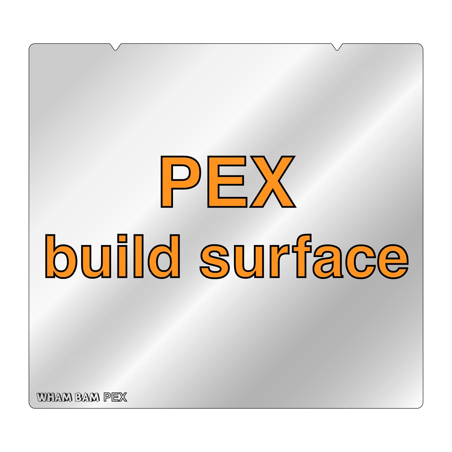 PEX Build Surface - 254 x 235 - Prusa i3 MK3/S/+, Raise3D N1, MatterHackers Pulse