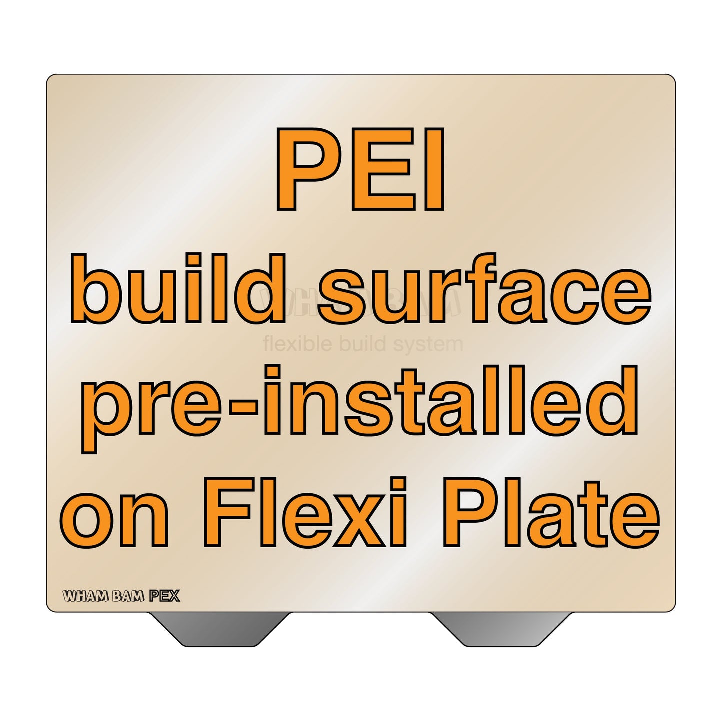 Flexi Plate with Pre-Installed PEI - 355 x 275 - UltiMaker S5